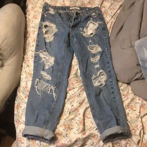 Garage Ex-Boyfriend distressed capris